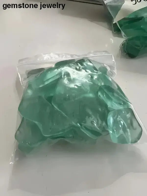 Assorted Tumbled Sea Glass in Green and Blue Colors - Bec Sue Jewelry Shop