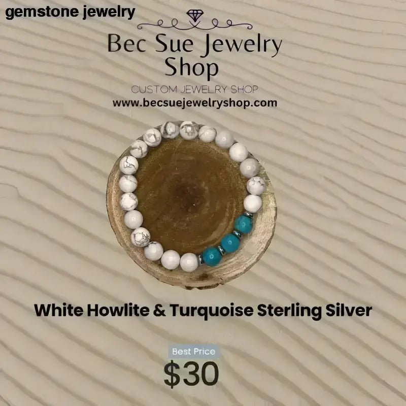 Boho chic jewelry | Handcrafted Gemstone Chakra Bracelet with Beads - Bec Sue Jewelry Shop