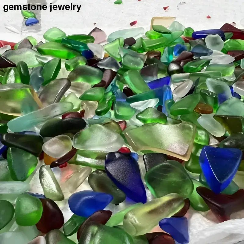 Colorful Small Pieces Sea Glass in Assorted Shades - Bec Sue Jewelry Shop