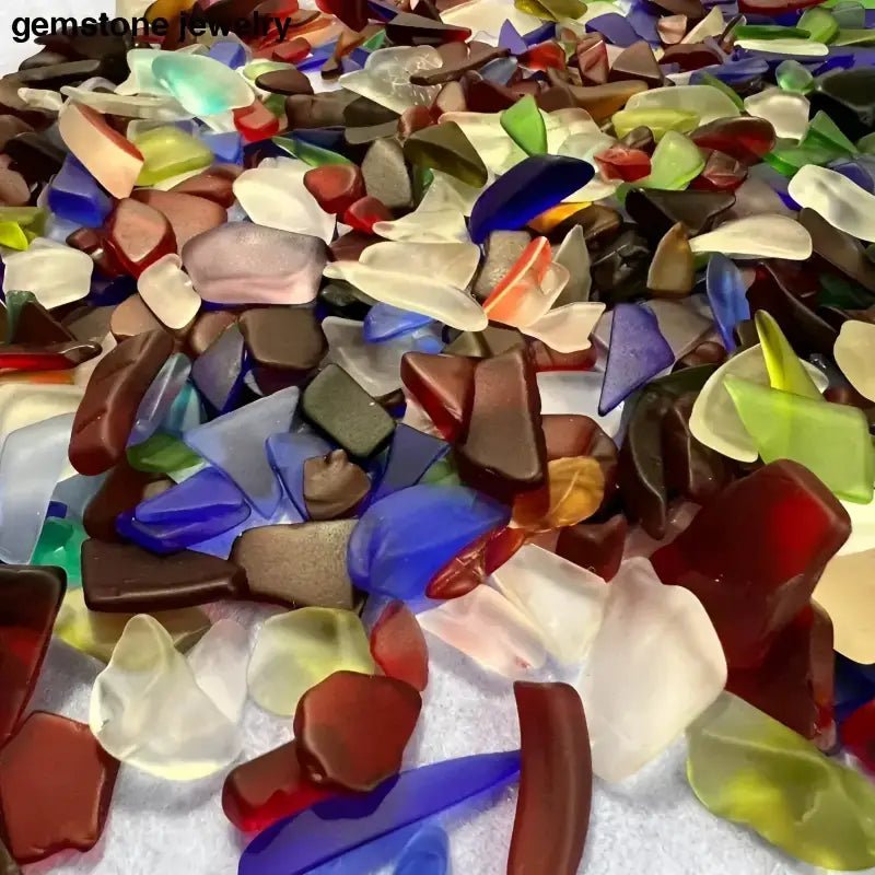 Colorful Small Pieces Sea Glass in Assorted Shades - Bec Sue Jewelry Shop