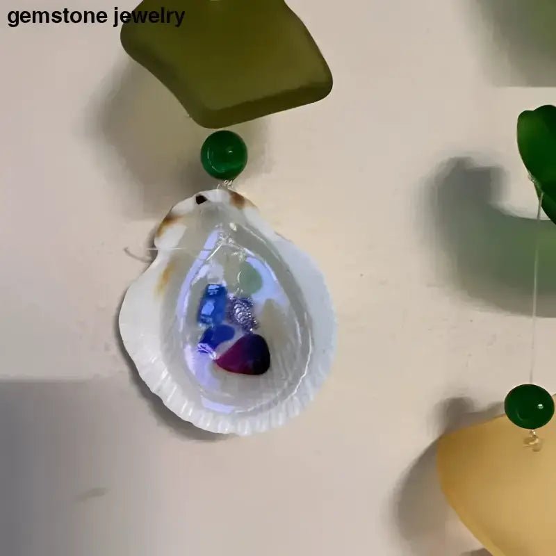 Handmade Sea Glass Wind Chime Sun Catcher - Bec Sue Jewelry Shop