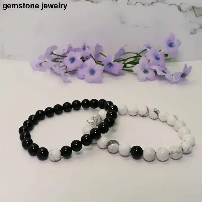 Howlite Jewelry | Howlite bead Bracelet | Bec Sue Jewelry - Bec Sue Jewelry Shop