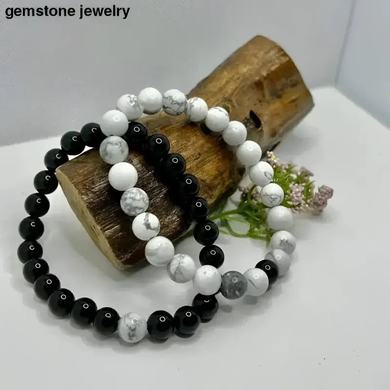 Howlite Jewelry | Howlite bead Bracelet | Bec Sue Jewelry - Bec Sue Jewelry Shop