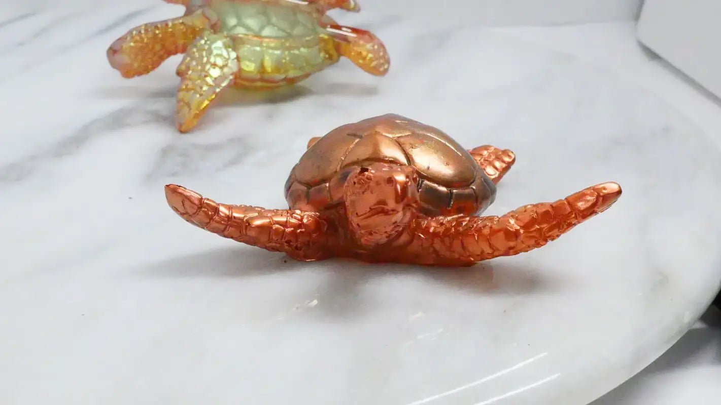 Metallic Turtle Figurines for Beads Bracelets and Home Decor - Bec Sue Jewelry Shop