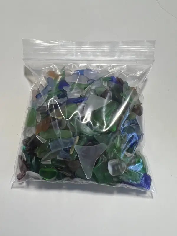 Multi - Colored Sea Glass Beads Collection with Return Policy - Bec Sue Jewelry Shop
