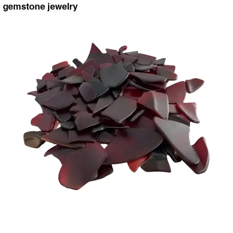 Red Tumbled Glass - Bec Sue Jewelry Shop