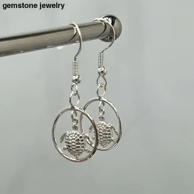 Sterling Silver Turtle Earrings for Sea Lovers - Bec Sue Jewelry Shop