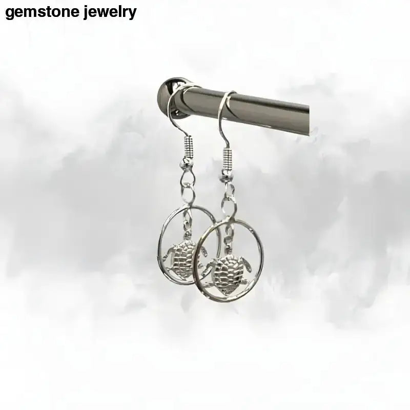 Sterling Silver Turtle Earrings for Sea Lovers - Bec Sue Jewelry Shop