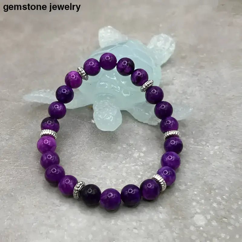 Sugilite Jewelry Set Featuring Elegant Purple Gemstones - Bec Sue Jewelry Shop