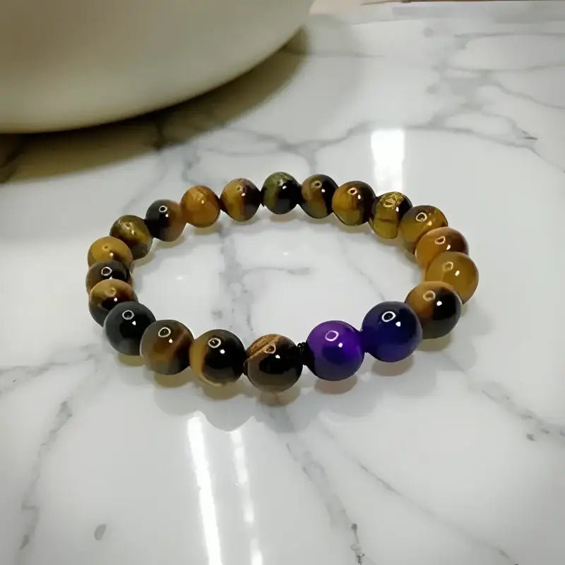Tiger Eye Beaded Bracelet | Best Friend Gift | Tiger Eye Benefits - Bec Sue Jewelry Shop