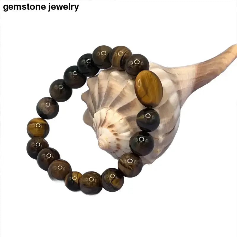 Tiger Eye Bracelet with Natural Gemstone Accents - Bec Sue Jewelry Shop