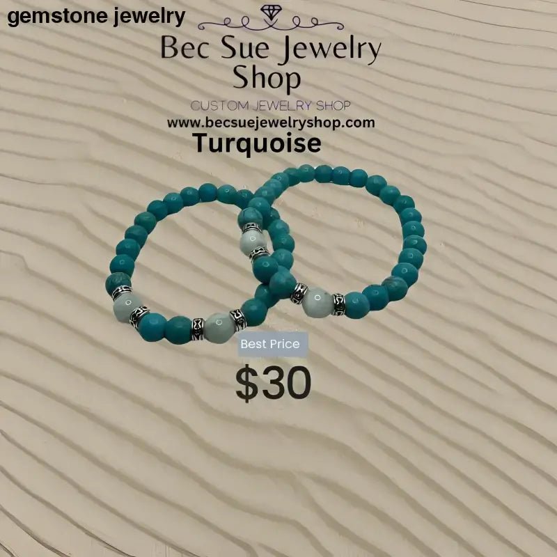 Turquoise Bracelets, Turquoise Jewelry men - Bec Sue Jewelry Shop