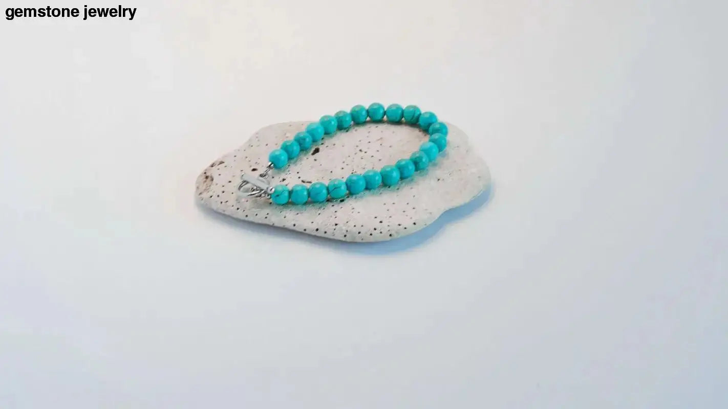 Turquoise Healing Reiki Bangle for Women - Bec Sue Jewelry Shop