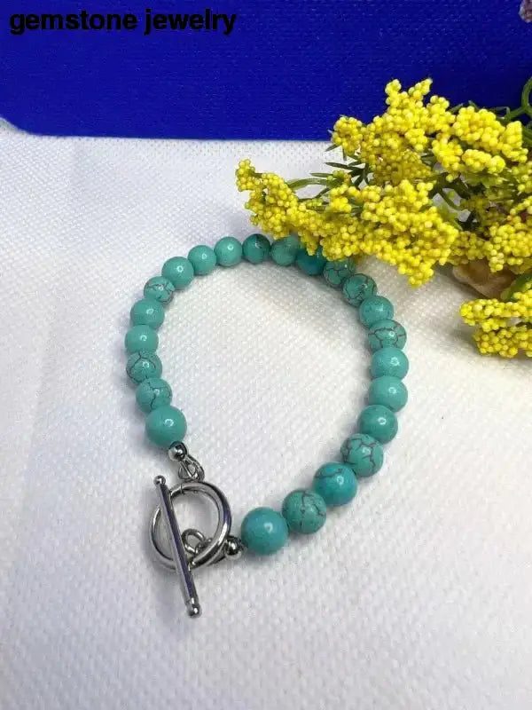 Turquoise Healing Reiki Bangle for Women - Bec Sue Jewelry Shop