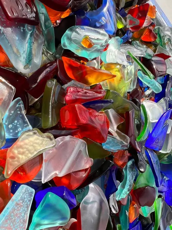Vibrant Mixed Sea Glass Pieces for Crafts and Jewelry Making, Sea Glass Bulk - Bec Sue Jewelry Shop