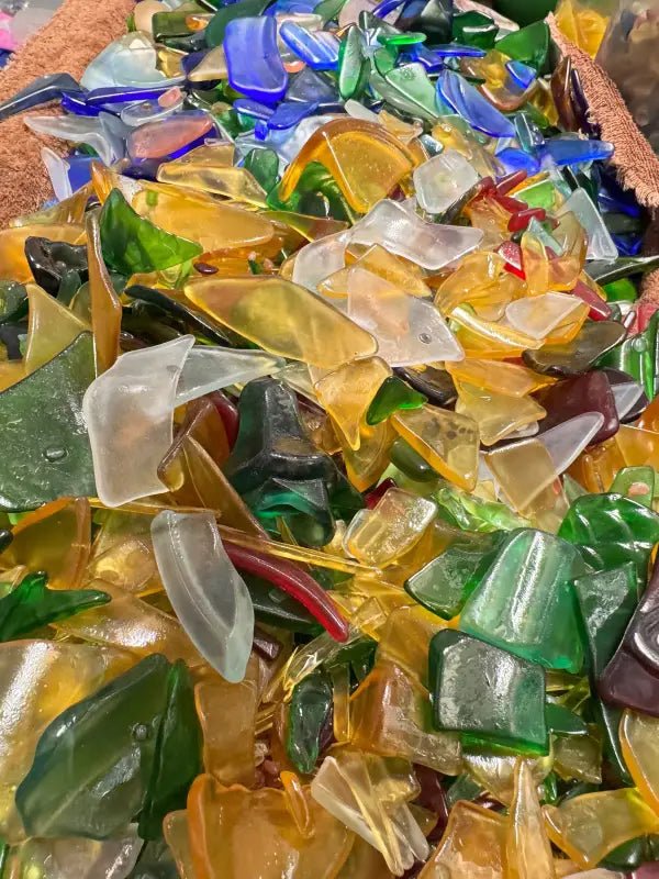 Vibrant Mixed Sea Glass Pieces for Crafts and Jewelry Making, Sea Glass Bulk - Bec Sue Jewelry Shop