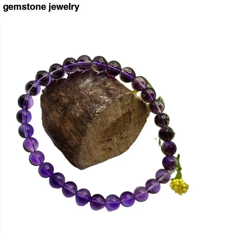Amethyst Bracelet for Gemstone Healing and Wellness - Bec Sue Jewelry Shop