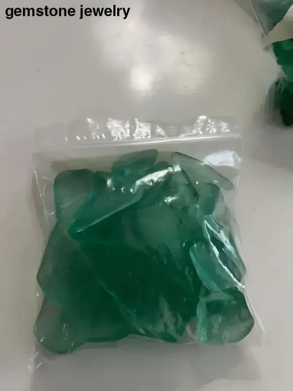 Assorted Tumbled Sea Glass in Green and Blue Colors - Bec Sue Jewelry Shop