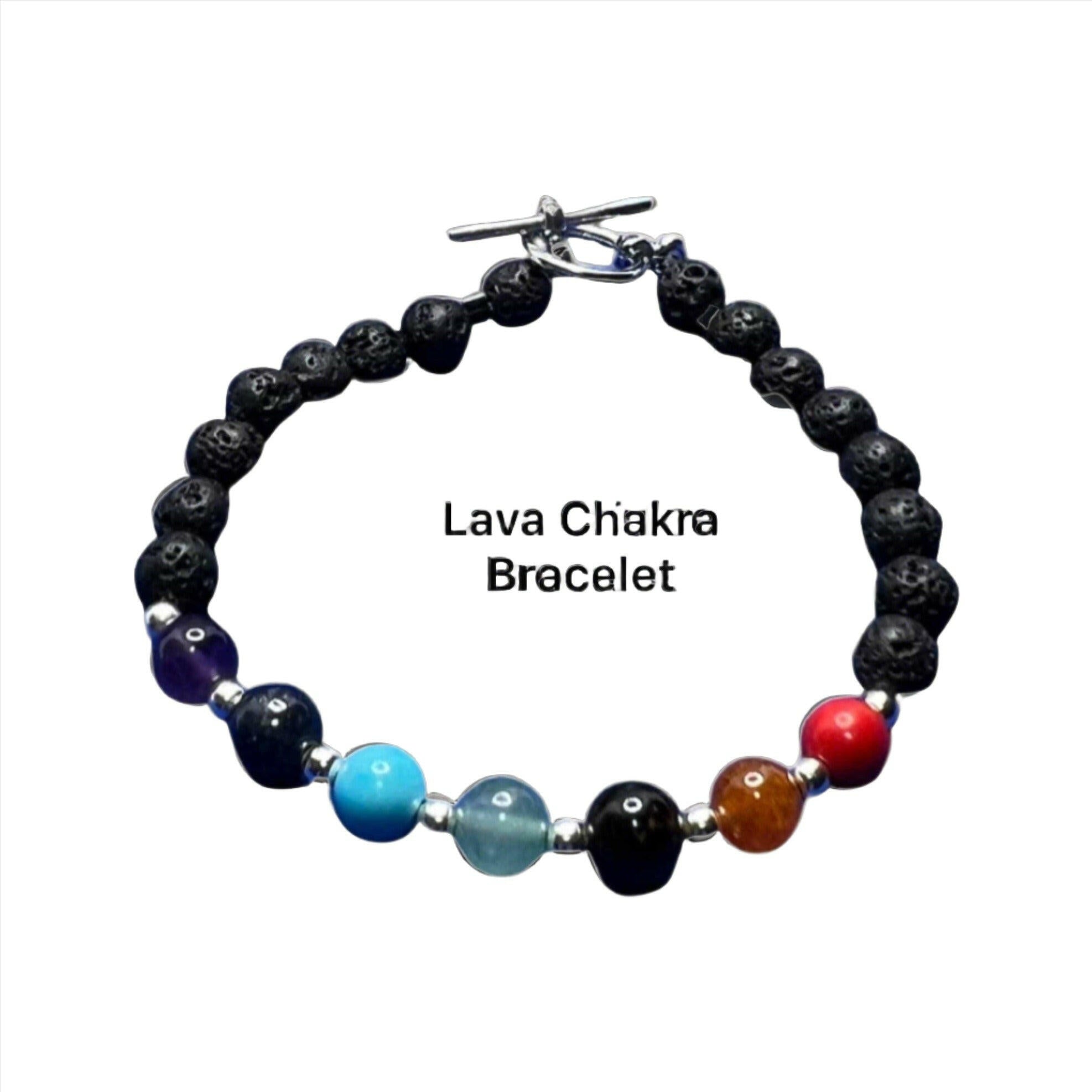 Lava Bead Bracelet | Black Lava Stone Bracelet | Bec Sue Jewelry Shop