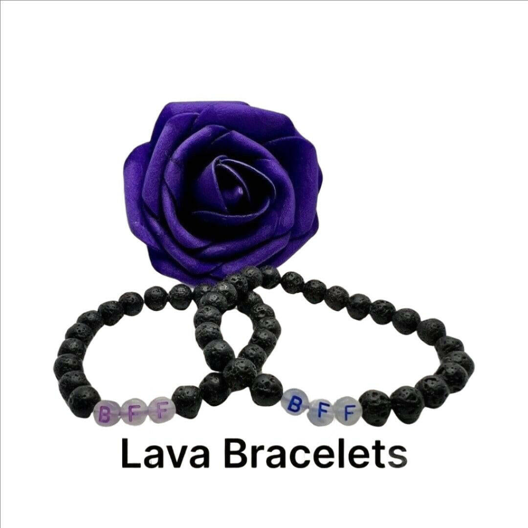 Lava Stone Bracelet | Black Lava Bracelet | Bec Sue Jewelry Shop