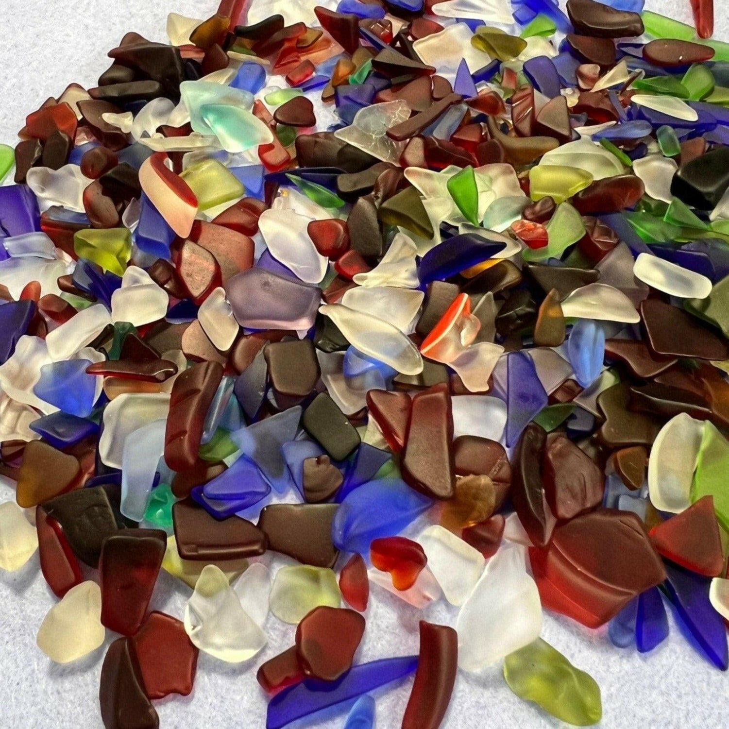 Bec Sue Jewelry Shop tumbled glass small/medium/large / mixed colores / tumbled glass Bulk Sea Glass, Small Pieces Sea Glass, Micro Extra Small Tiny Sea Glass Tags 450