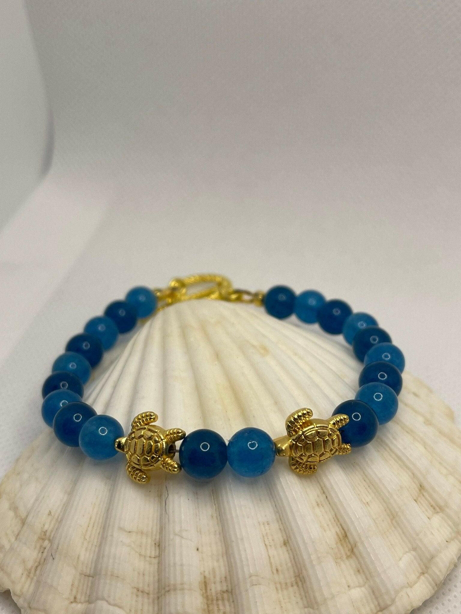 Bec Sue Jewelry Shop turtle bracelet 6.5 / blue Turtle Bracelet, Sea Turtle Bracelet,  bracelet bid, bracelet charm, bracelet for men, bracelet for women, bracelet for kids, bracelet kit Tags 199