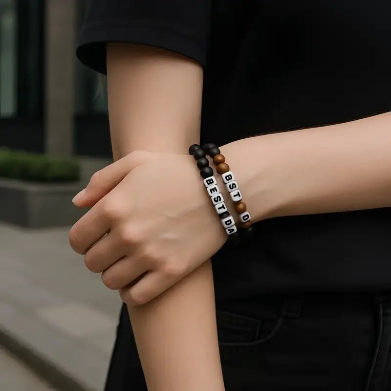 Best Dad Gemstone Bracelets Set for Personalized bracelets - Bec Sue Jewelry Shop