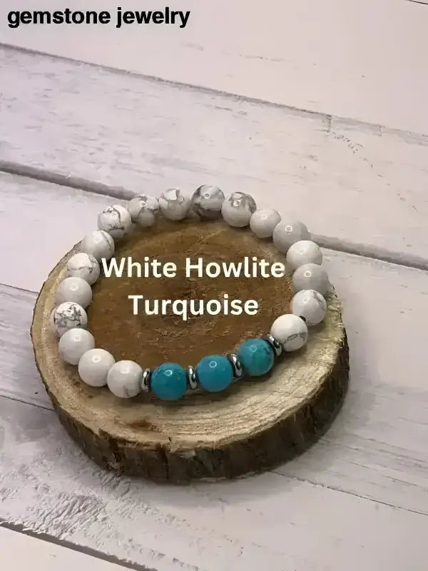 Boho chic jewelry | Handcrafted Gemstone Chakra Bracelet with Beads - Bec Sue Jewelry Shop