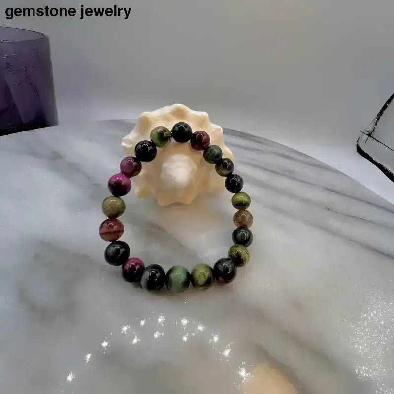 Colorful Tiger Eye Beaded Bracelets Set - Bec Sue Jewelry Shop