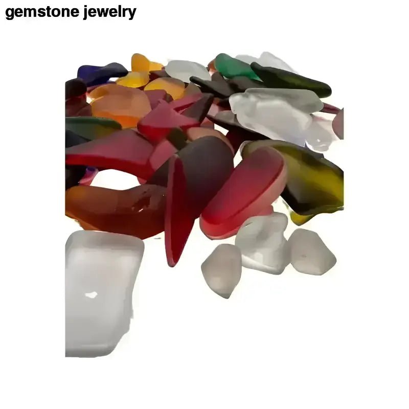 Colorful Tumbled Ocean Glass for Art and Craft Projects - Bec Sue Jewelry Shop