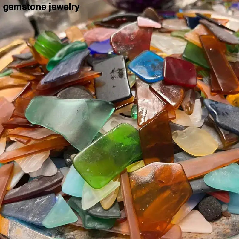 Colorful Tumbled Sea Glass for Creative Projects, tumbled glass - Bec Sue Jewelry Shop
