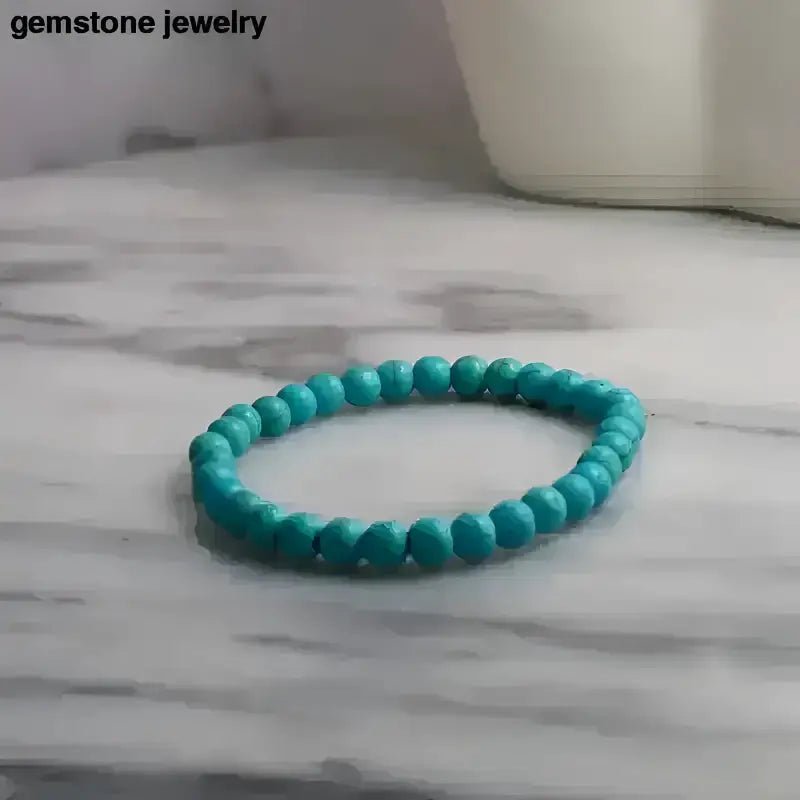 Elegant Turquoise Beaded Bracelet for Women - Bec Sue Jewelry Shop