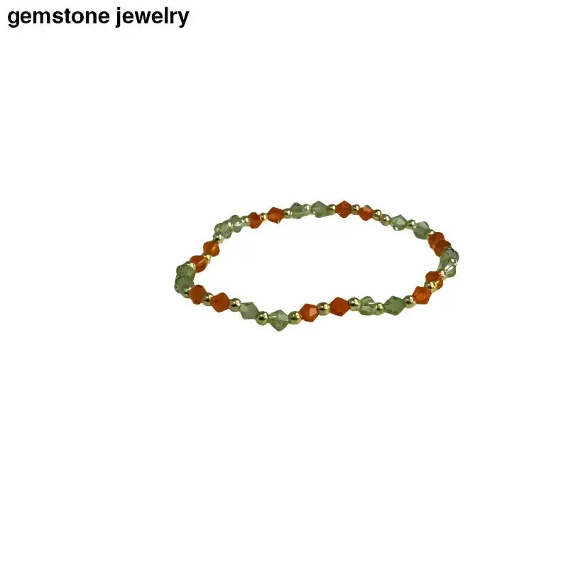 Radiant Tennis Bracelet Set with Beaded Design - Bec Sue Jewelry Shop