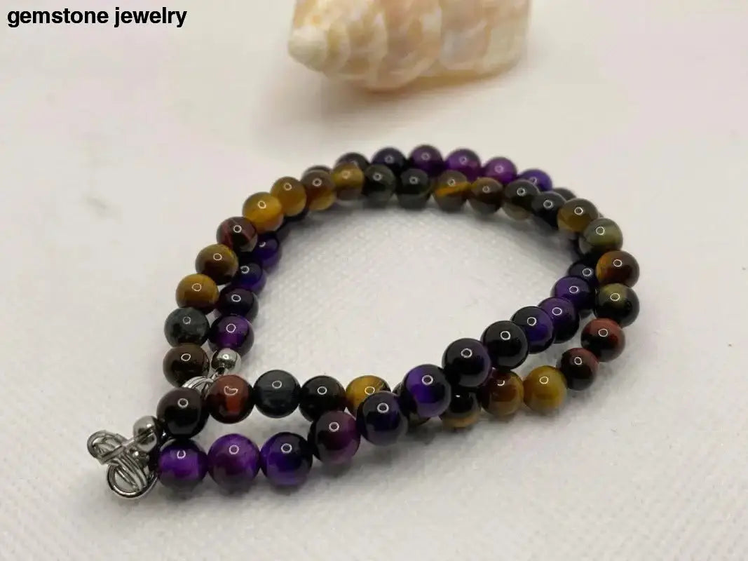Tiger Eye Bead Bracelets Set for Stylish Accessories - Bec Sue Jewelry Shop