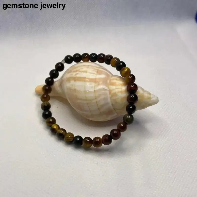 Tiger Eye Beaded Bracelet for Energy Healing - Bec Sue Jewelry Shop