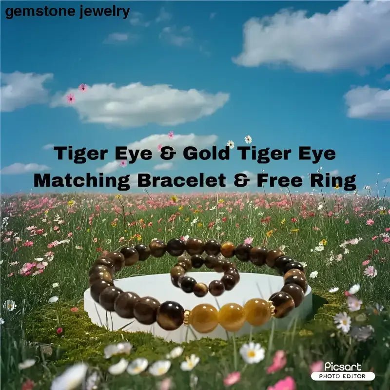 Tiger Eye Beaded Bracelet for Style and Strength - Bec Sue Jewelry Shop