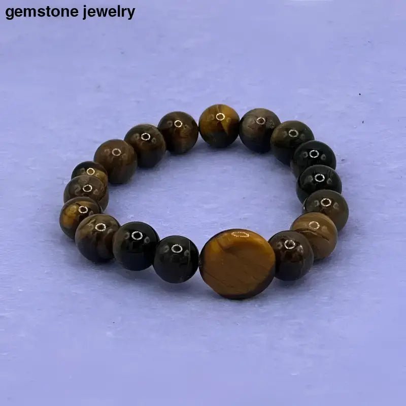 Tiger Eye Bracelet with Natural Gemstone Accents - Bec Sue Jewelry Shop