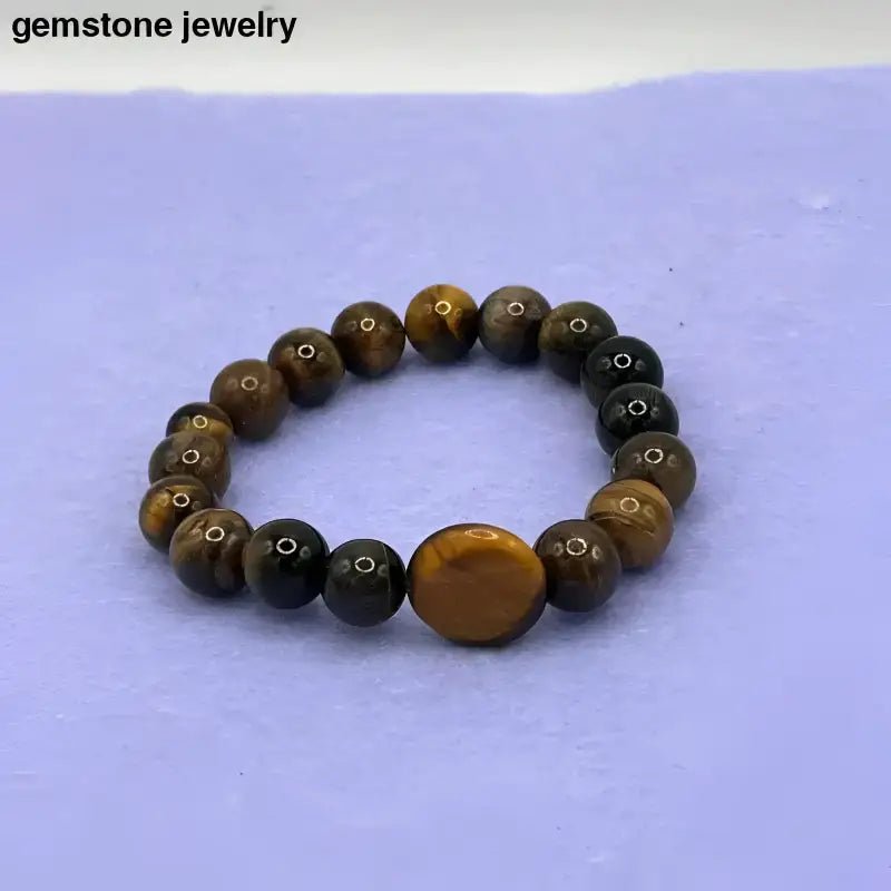 Tiger Eye Bracelet with Natural Gemstone Accents - Bec Sue Jewelry Shop
