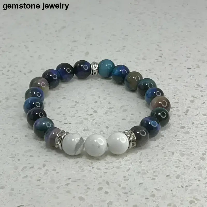 Tiger Eye Gemstone Beaded Bracelet - Bec Sue Jewelry Shop