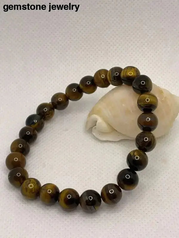 Tiger Eye Healing Bracelet with Natural Beads - Bec Sue Jewelry Shop