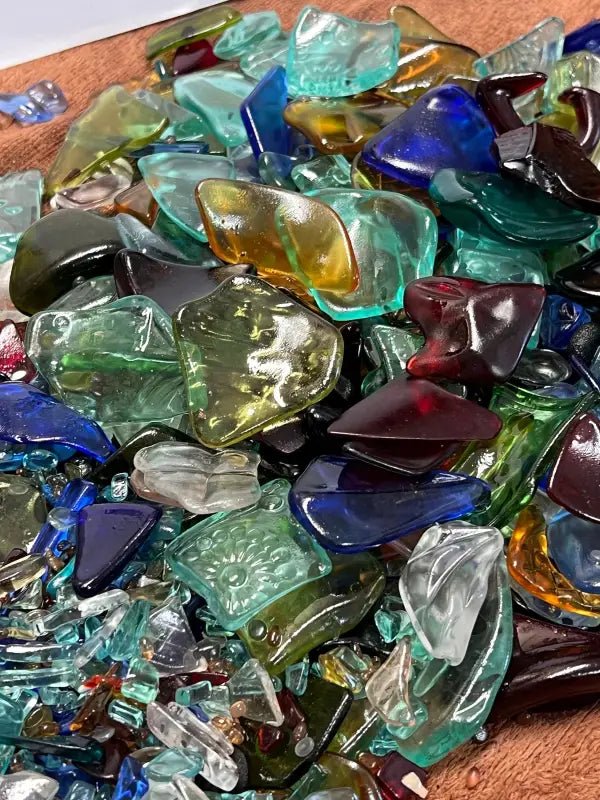 Vibrant Mixed Sea Glass Pieces for Crafts and Jewelry Making, Sea Glass Bulk - Bec Sue Jewelry Shop