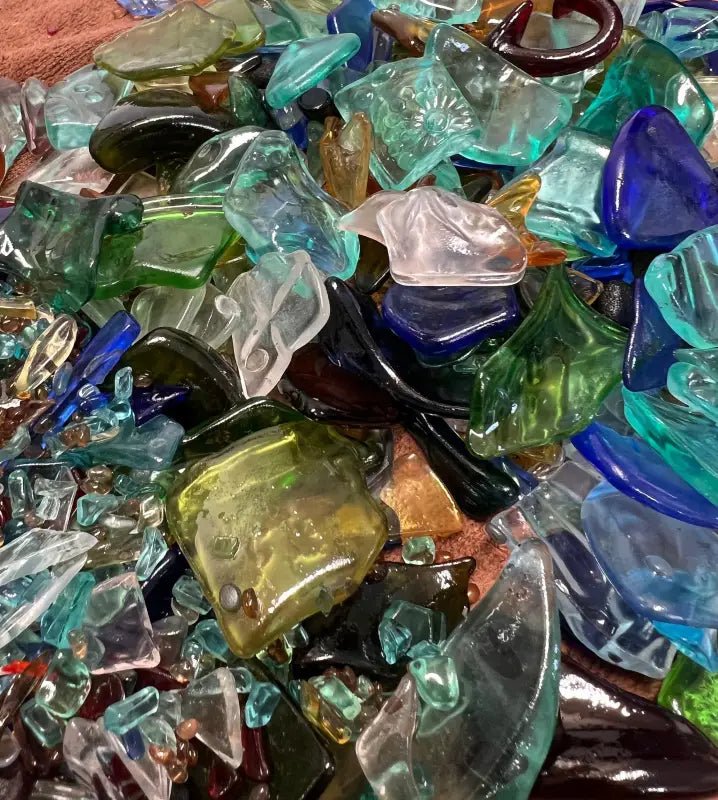 Vibrant Mixed Sea Glass Pieces for Crafts and Jewelry Making, Sea Glass Bulk - Bec Sue Jewelry Shop